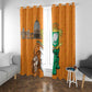 Happy Cote dIvoire Window Curtain 65th of Independence Day