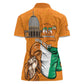 Personalised Happy Cote dIvoire Women Polo Shirt 65th of Independence Day