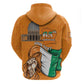 Personalised Happy Cote dIvoire Zip Hoodie 65th of Independence Day