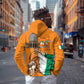 Personalised Happy Cote dIvoire Zip Hoodie 65th of Independence Day
