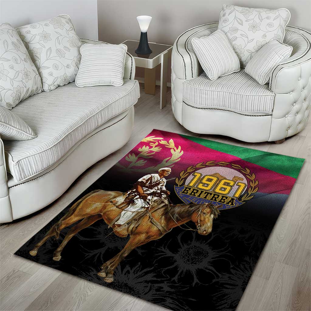 Happy Eritrea Revolution Day Area Rug Remember Hamid Idris Awate - African Pride