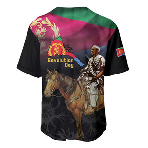 Happy Eritrea Revolution Day Baseball Jersey Remember Hamid Idris Awate - African Pride