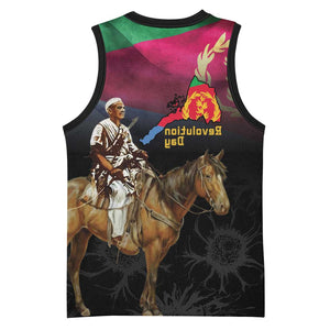 Happy Eritrea Revolution Day Basketball Jersey Remember Hamid Idris Awate - African Pride