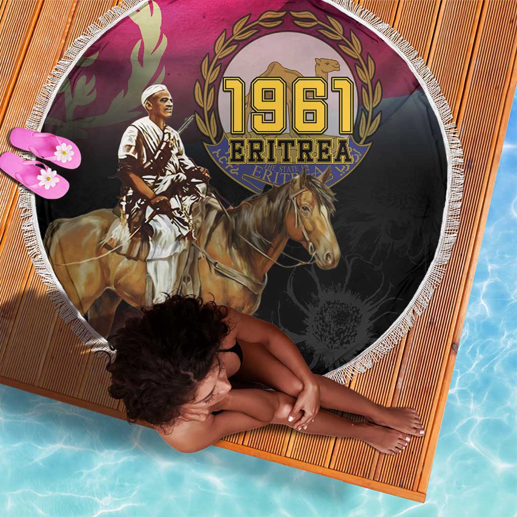 Happy Eritrea Revolution Day Beach Blanket Remember Hamid Idris Awate - African Pride
