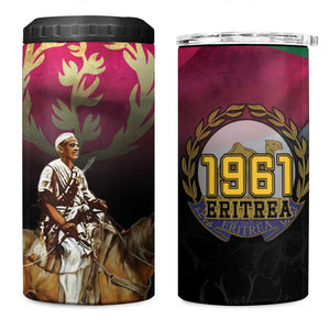 Happy Eritrea Revolution Day 4 in 1 Can Cooler Tumbler Remember Hamid Idris Awate - African Pride