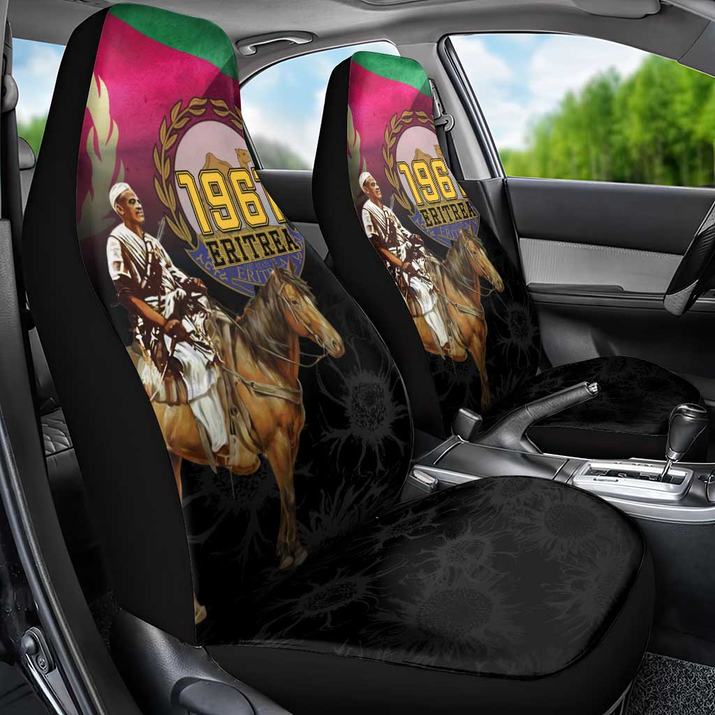 Happy Eritrea Revolution Day Car Seat Cover Remember Hamid Idris Awate - African Pride
