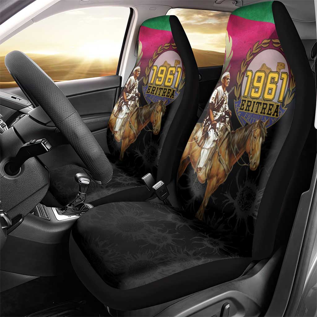 Happy Eritrea Revolution Day Car Seat Cover Remember Hamid Idris Awate - African Pride