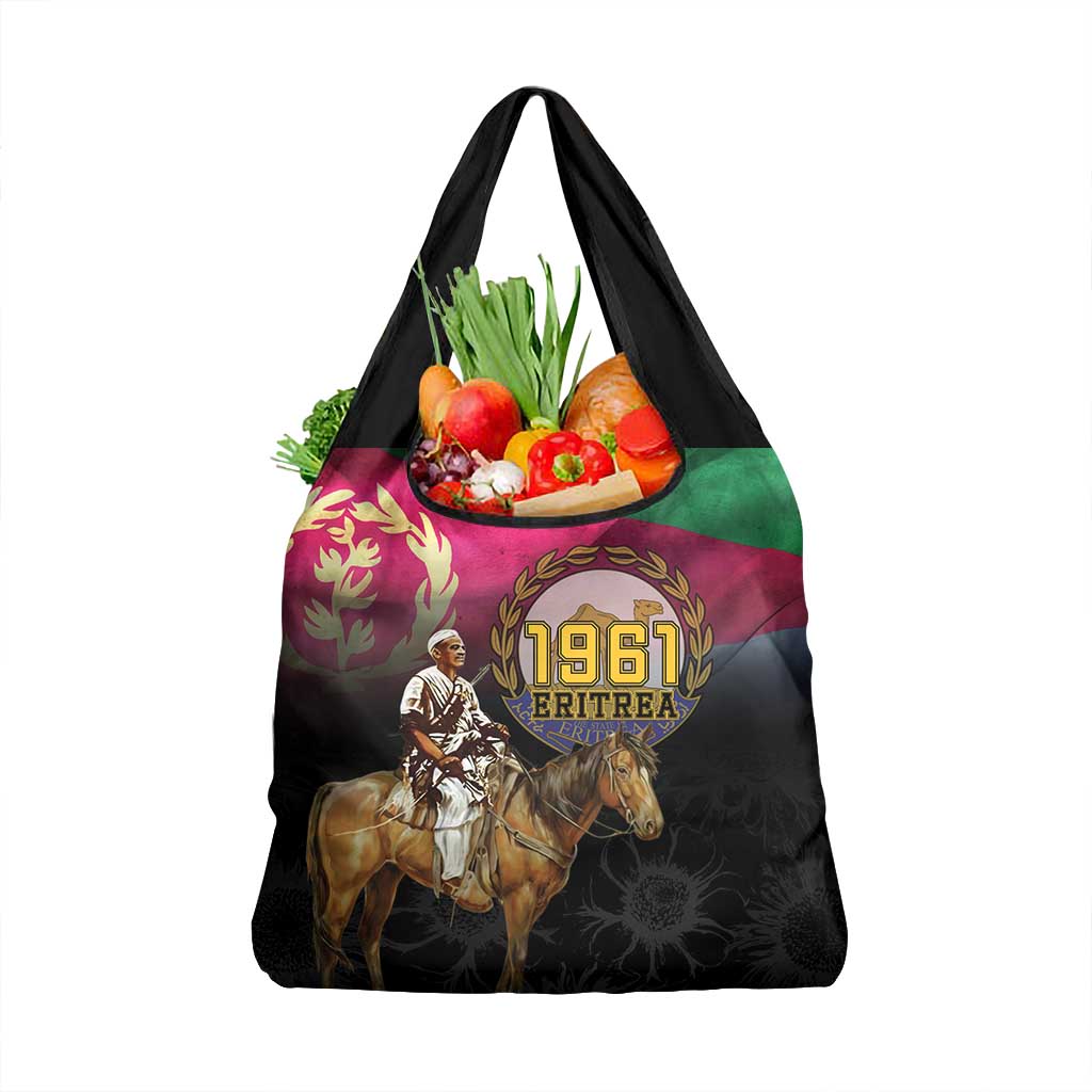 Happy Eritrea Revolution Day Grocery Bag Remember Hamid Idris Awate - African Pride