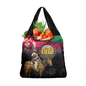 Happy Eritrea Revolution Day Grocery Bag Remember Hamid Idris Awate - African Pride
