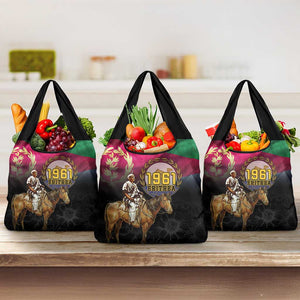 Happy Eritrea Revolution Day Grocery Bag Remember Hamid Idris Awate - African Pride