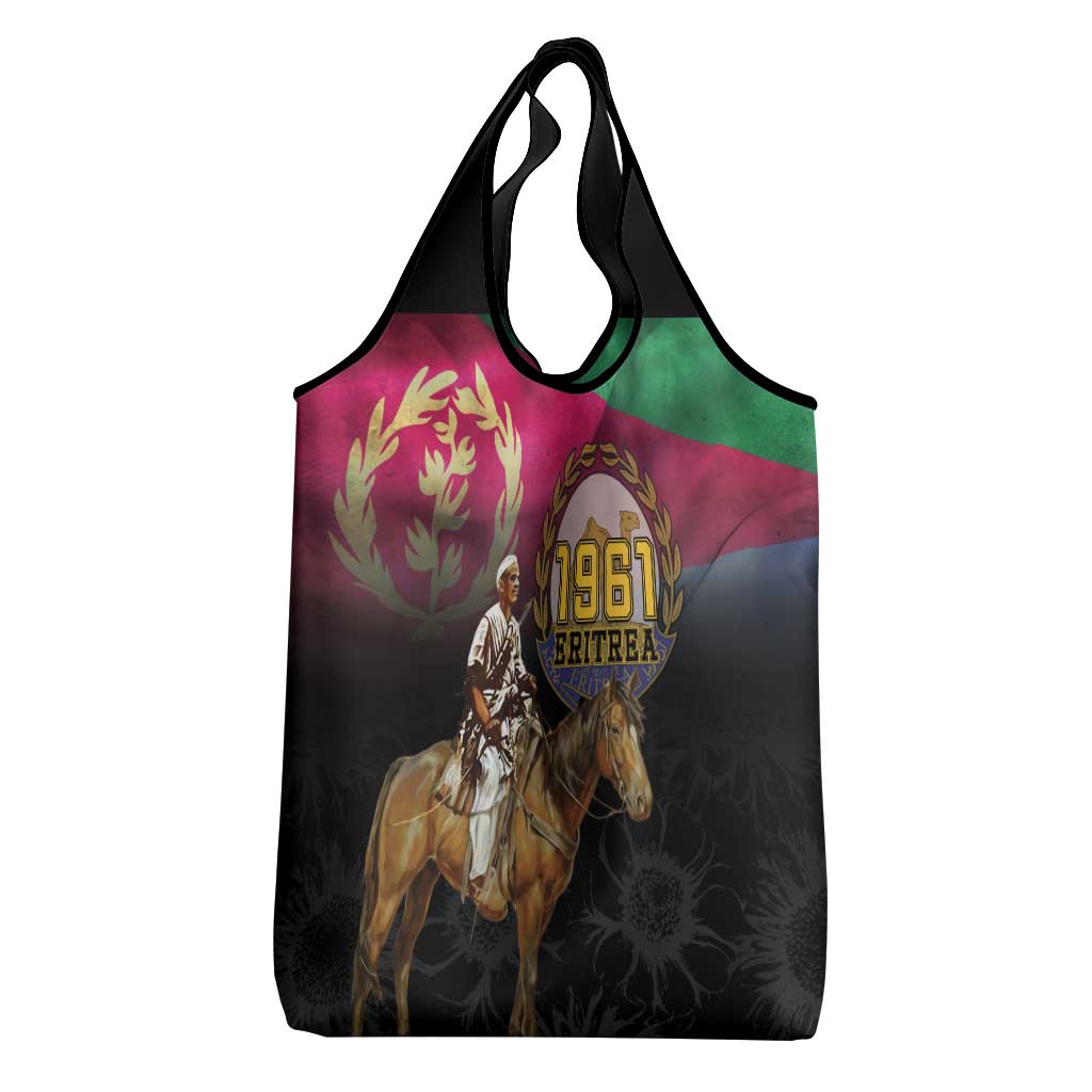 Happy Eritrea Revolution Day Grocery Bag Remember Hamid Idris Awate - African Pride