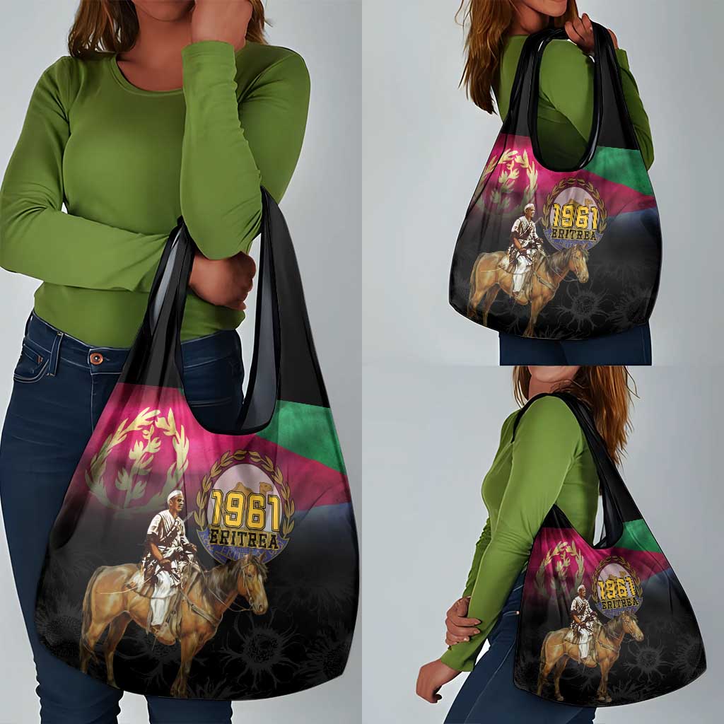 Happy Eritrea Revolution Day Grocery Bag Remember Hamid Idris Awate - African Pride