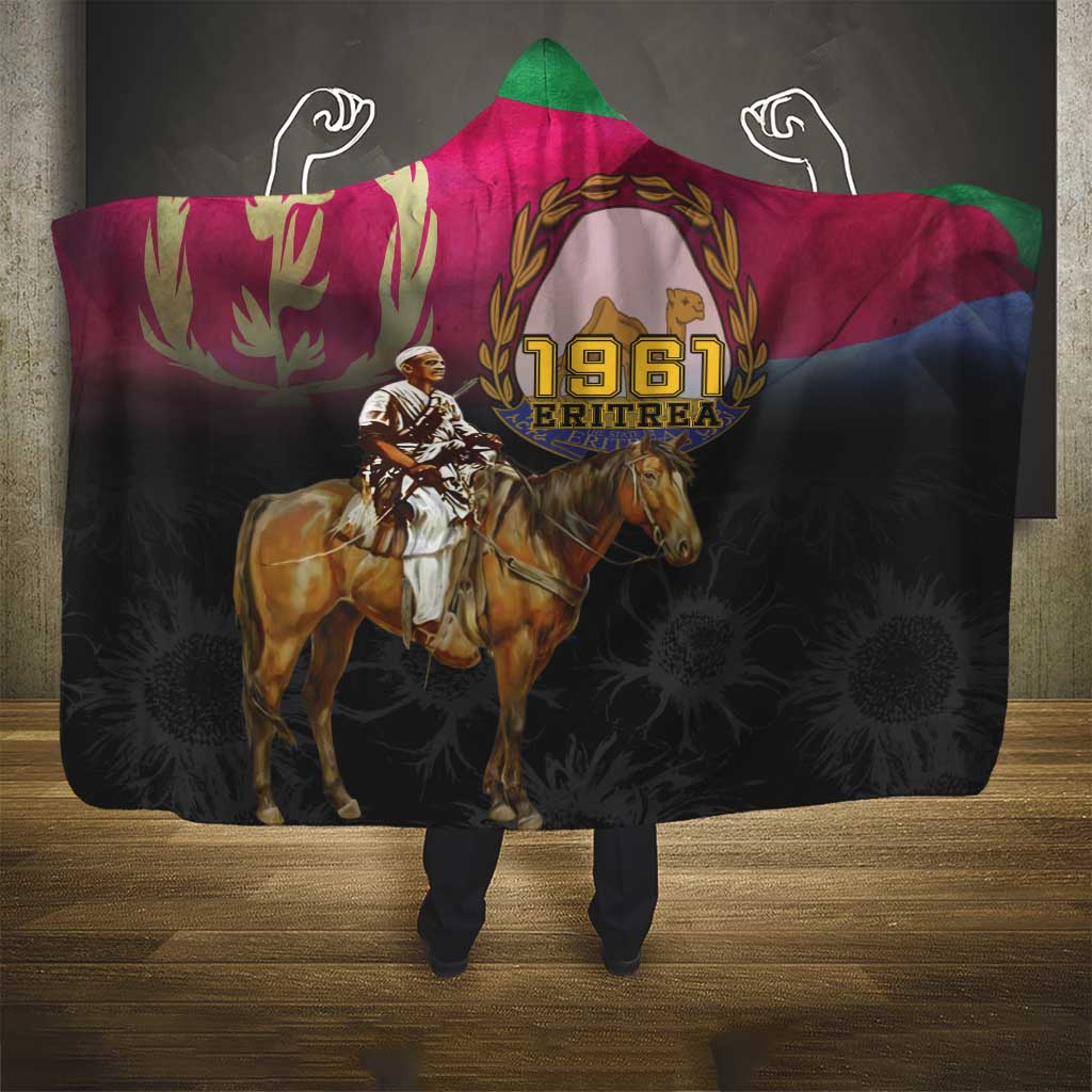 Happy Eritrea Revolution Day Hooded Blanket Remember Hamid Idris Awate - African Pride