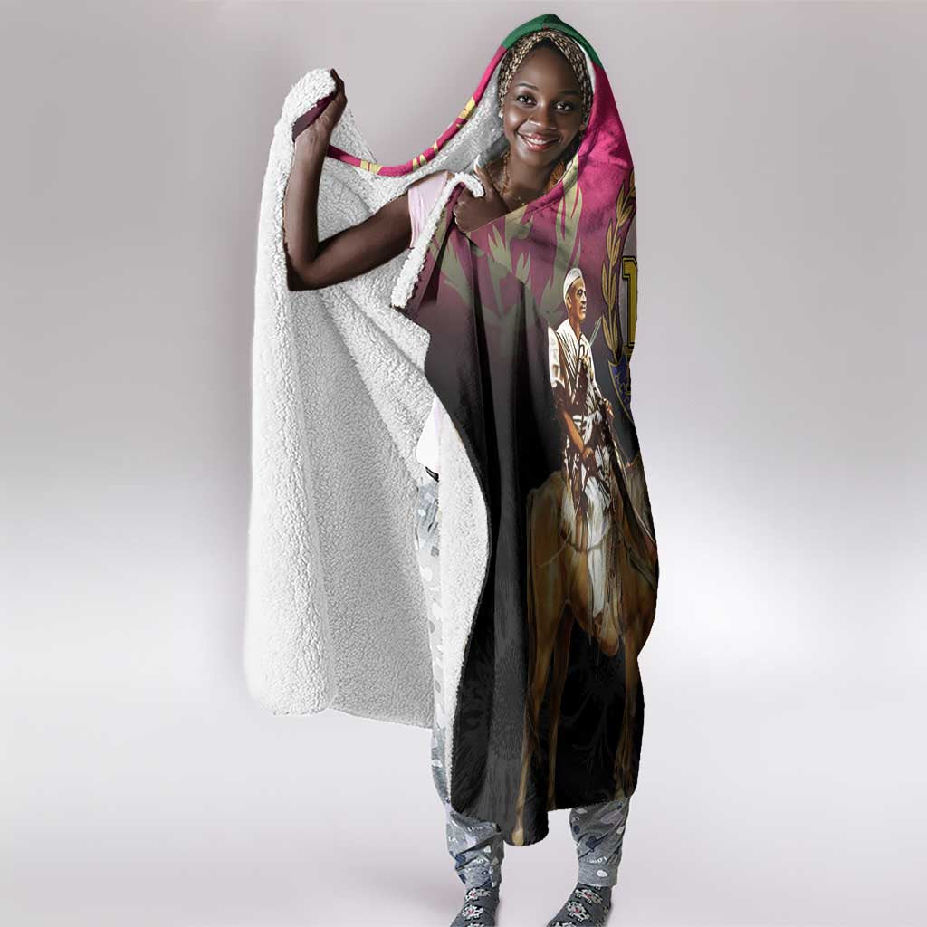 Happy Eritrea Revolution Day Hooded Blanket Remember Hamid Idris Awate - African Pride