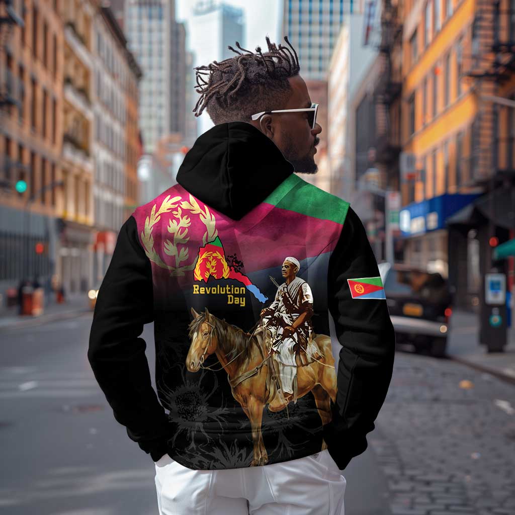 Happy Eritrea Revolution Day Hoodie Remember Hamid Idris Awate - African Pride