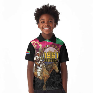 Happy Eritrea Revolution Day Kid Polo Shirt Remember Hamid Idris Awate - African Pride
