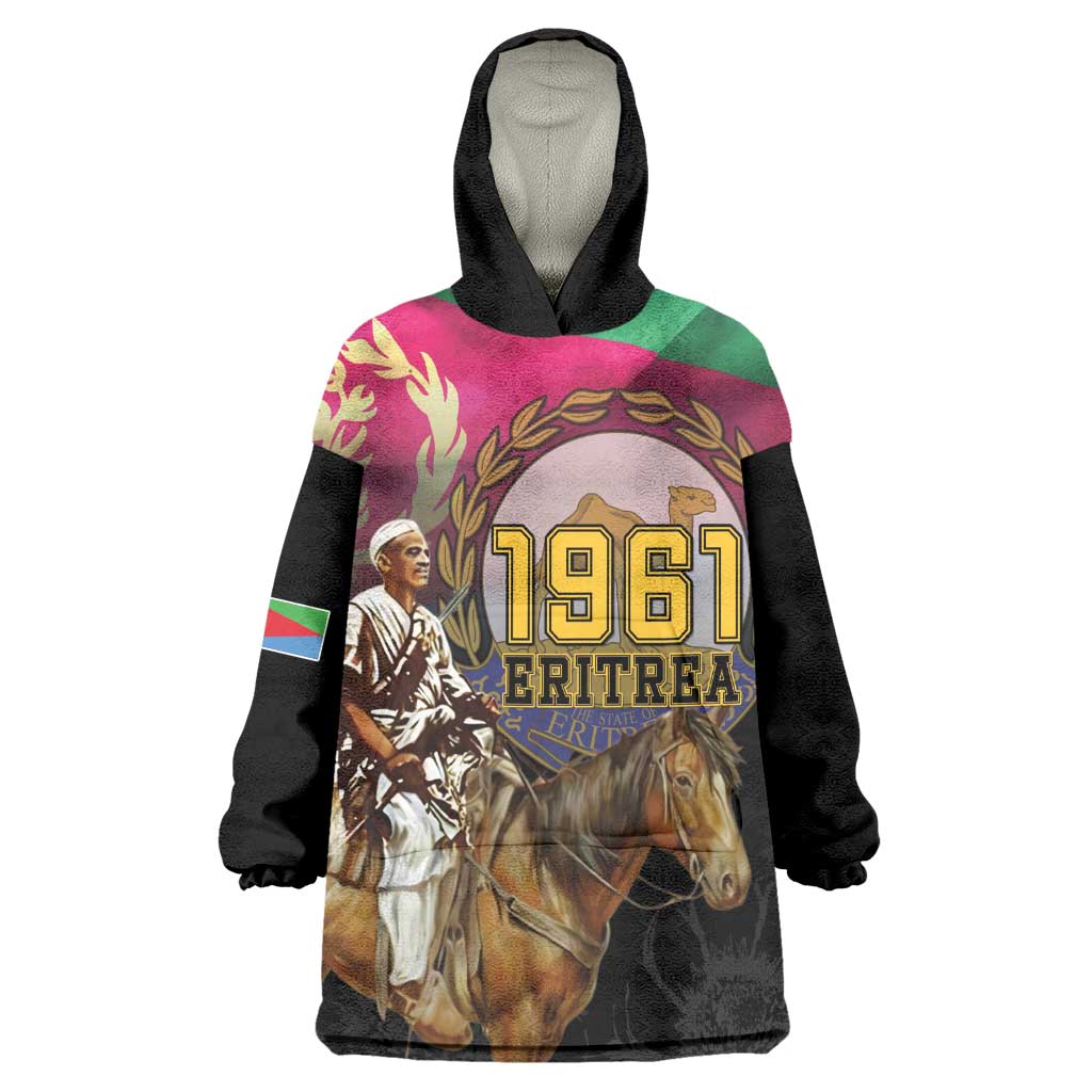Happy Eritrea Revolution Day Kid Wearable Blanket Hoodie Remember Hamid Idris Awate - African Pride