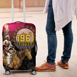 Happy Eritrea Revolution Day Luggage Cover Remember Hamid Idris Awate - African Pride