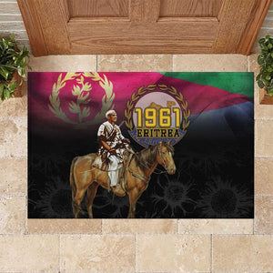 Happy Eritrea Revolution Day Rubber Doormat Remember Hamid Idris Awate - African Pride