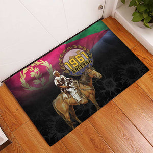Happy Eritrea Revolution Day Rubber Doormat Remember Hamid Idris Awate - African Pride