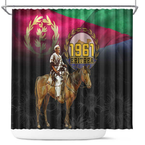 Happy Eritrea Revolution Day Shower Curtain Remember Hamid Idris Awate - African Pride