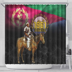 Happy Eritrea Revolution Day Shower Curtain Remember Hamid Idris Awate - African Pride