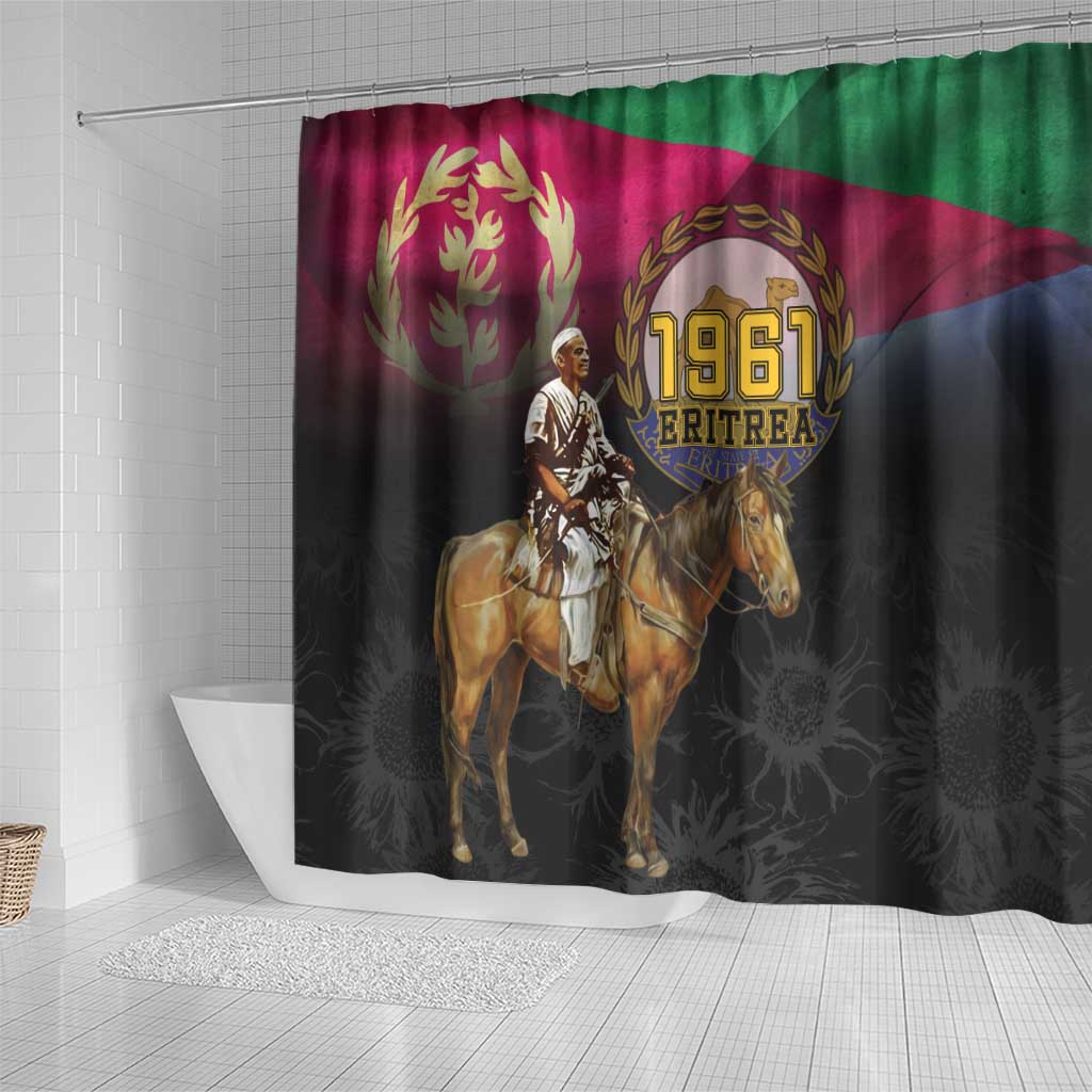Happy Eritrea Revolution Day Shower Curtain Remember Hamid Idris Awate - African Pride