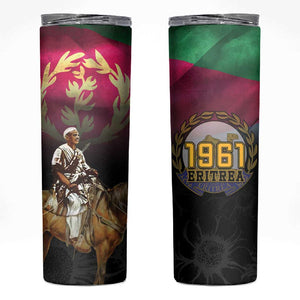 Happy Eritrea Revolution Day Skinny Tumbler Remember Hamid Idris Awate - African Pride