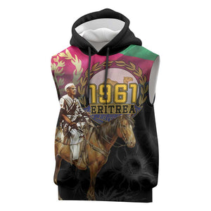 Happy Eritrea Revolution Day Sleeveless Hoodie Remember Hamid Idris Awate - African Pride