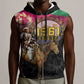 Happy Eritrea Revolution Day Sleeveless Zip Hoodie Remember Hamid Idris Awate - African Pride