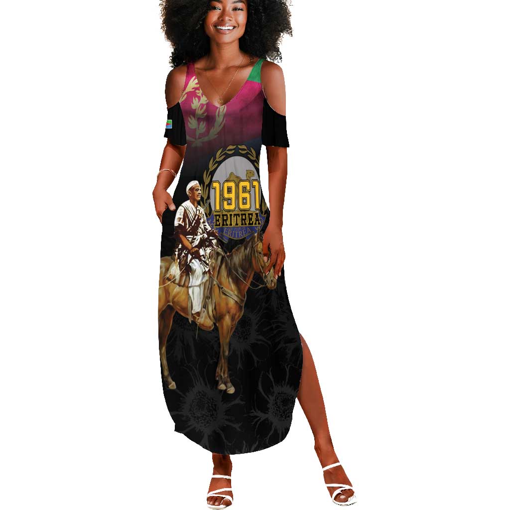 Happy Eritrea Revolution Day Summer Maxi Dress Remember Hamid Idris Awate - African Pride