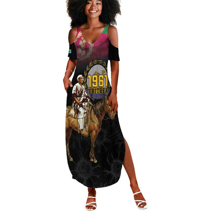 Happy Eritrea Revolution Day Summer Maxi Dress Remember Hamid Idris Awate - African Pride