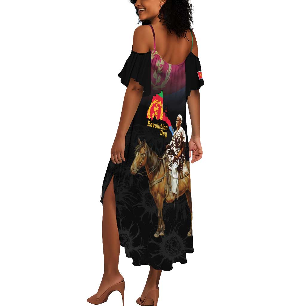 Happy Eritrea Revolution Day Summer Maxi Dress Remember Hamid Idris Awate - African Pride