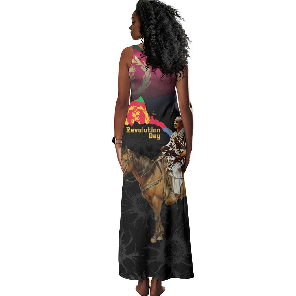 Happy Eritrea Revolution Day Tank Maxi Dress Remember Hamid Idris Awate - African Pride