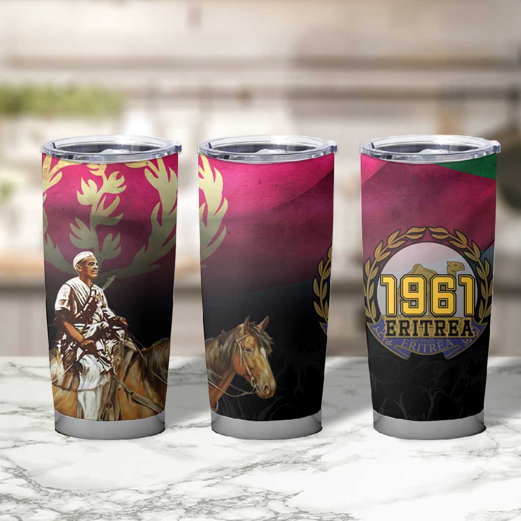 Happy Eritrea Revolution Day Tumbler Cup Remember Hamid Idris Awate - African Pride