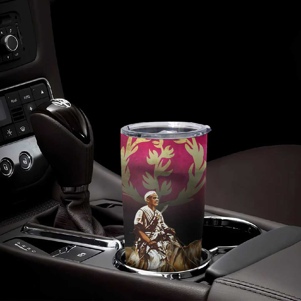 Happy Eritrea Revolution Day Tumbler Cup Remember Hamid Idris Awate - African Pride