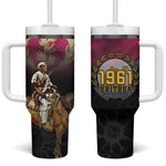 Happy Eritrea Revolution Day Tumbler With Handle Remember Hamid Idris Awate - African Pride