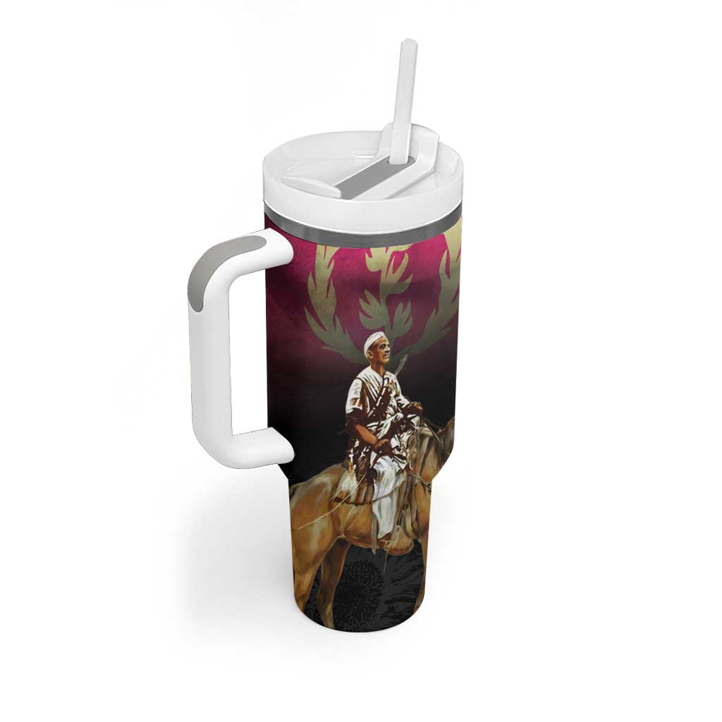 Happy Eritrea Revolution Day Tumbler With Handle Remember Hamid Idris Awate - African Pride