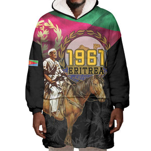 Happy Eritrea Revolution Day Wearable Blanket Hoodie Remember Hamid Idris Awate - African Pride