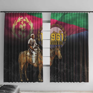 Happy Eritrea Revolution Day Window Curtain Remember Hamid Idris Awate - African Pride