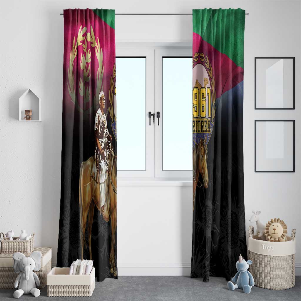 Happy Eritrea Revolution Day Window Curtain Remember Hamid Idris Awate - African Pride