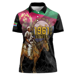 Happy Eritrea Revolution Day Women Polo Shirt Remember Hamid Idris Awate - African Pride