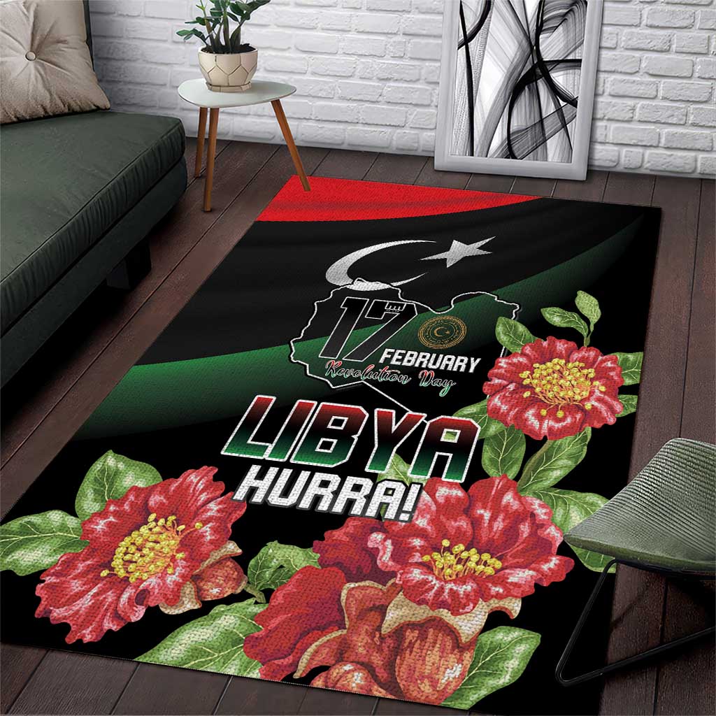 Libya Area Rug February 17th Revolution - African Pride