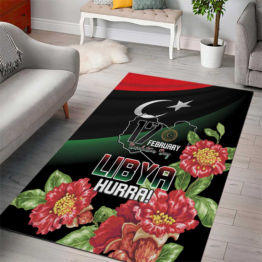 Libya Area Rug February 17th Revolution - African Pride