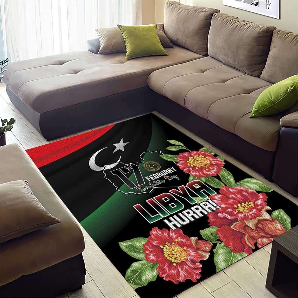 Libya Area Rug February 17th Revolution - African Pride
