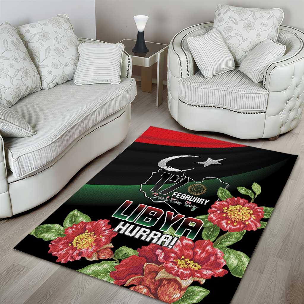 Libya Area Rug February 17th Revolution - African Pride