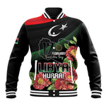 Personalized Libya Baseball Jacket February 17th Revolution - African Pride