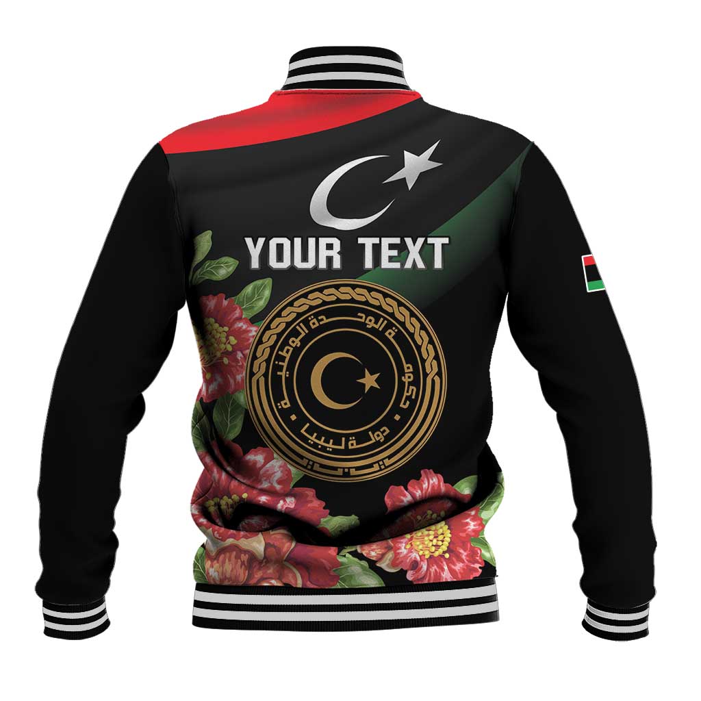 Personalized Libya Baseball Jacket February 17th Revolution - African Pride