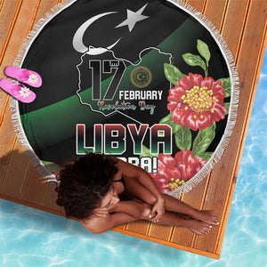 Libya Beach Blanket February 17th Revolution - African Pride