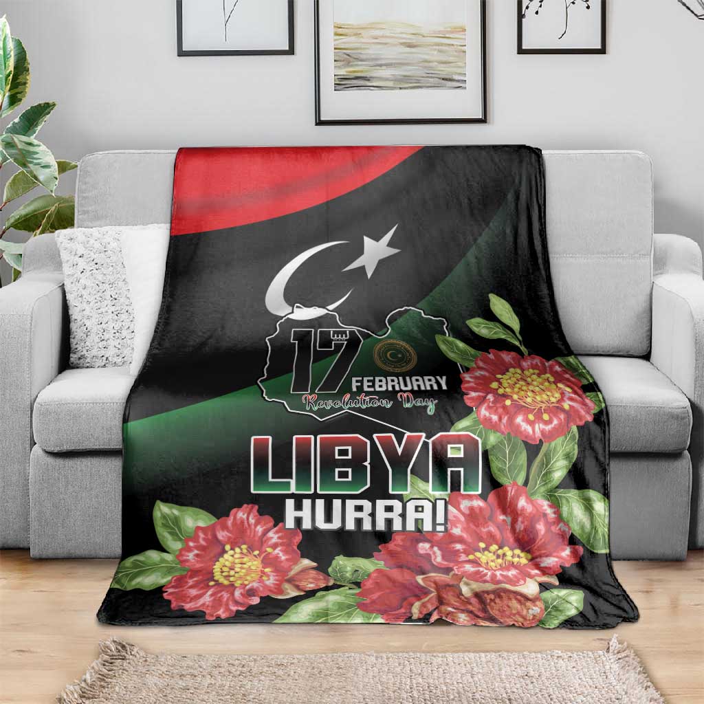 Libya Blanket February 17th Revolution - African Pride